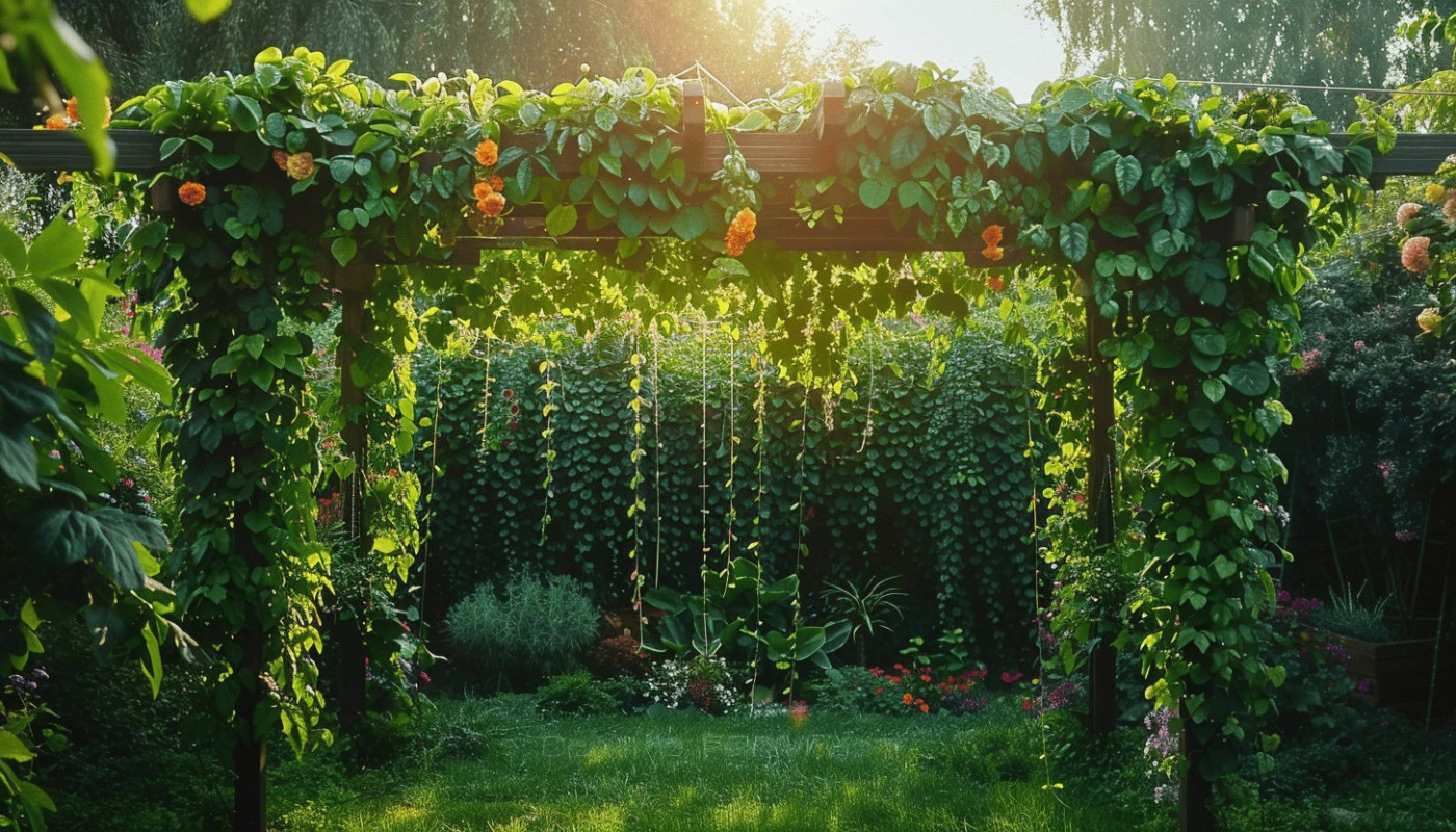 Les plantes grimpantes pour pergolas et treillis comment créer un coin d'ombre naturel et esthétique