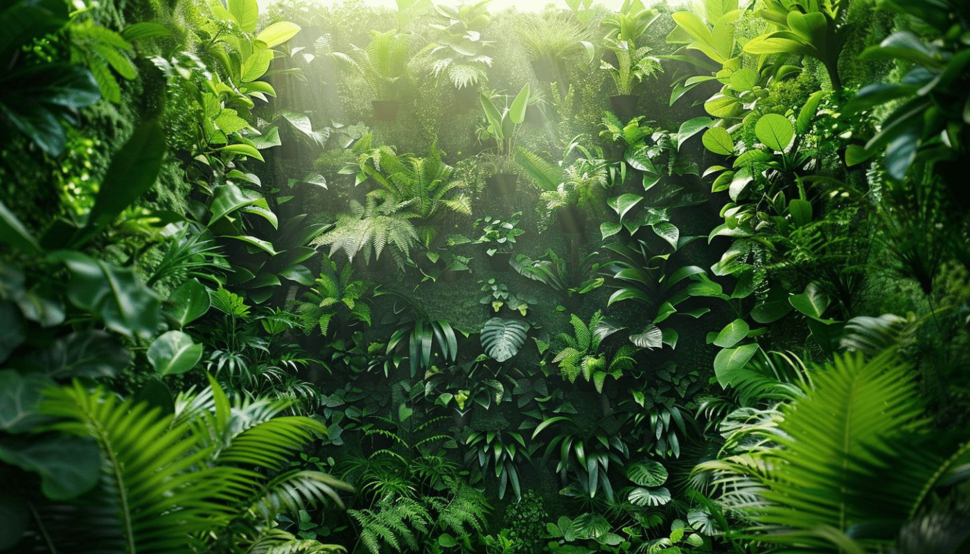 Mur végétal intérieur créer une ambiance zen avec un jardin vertical