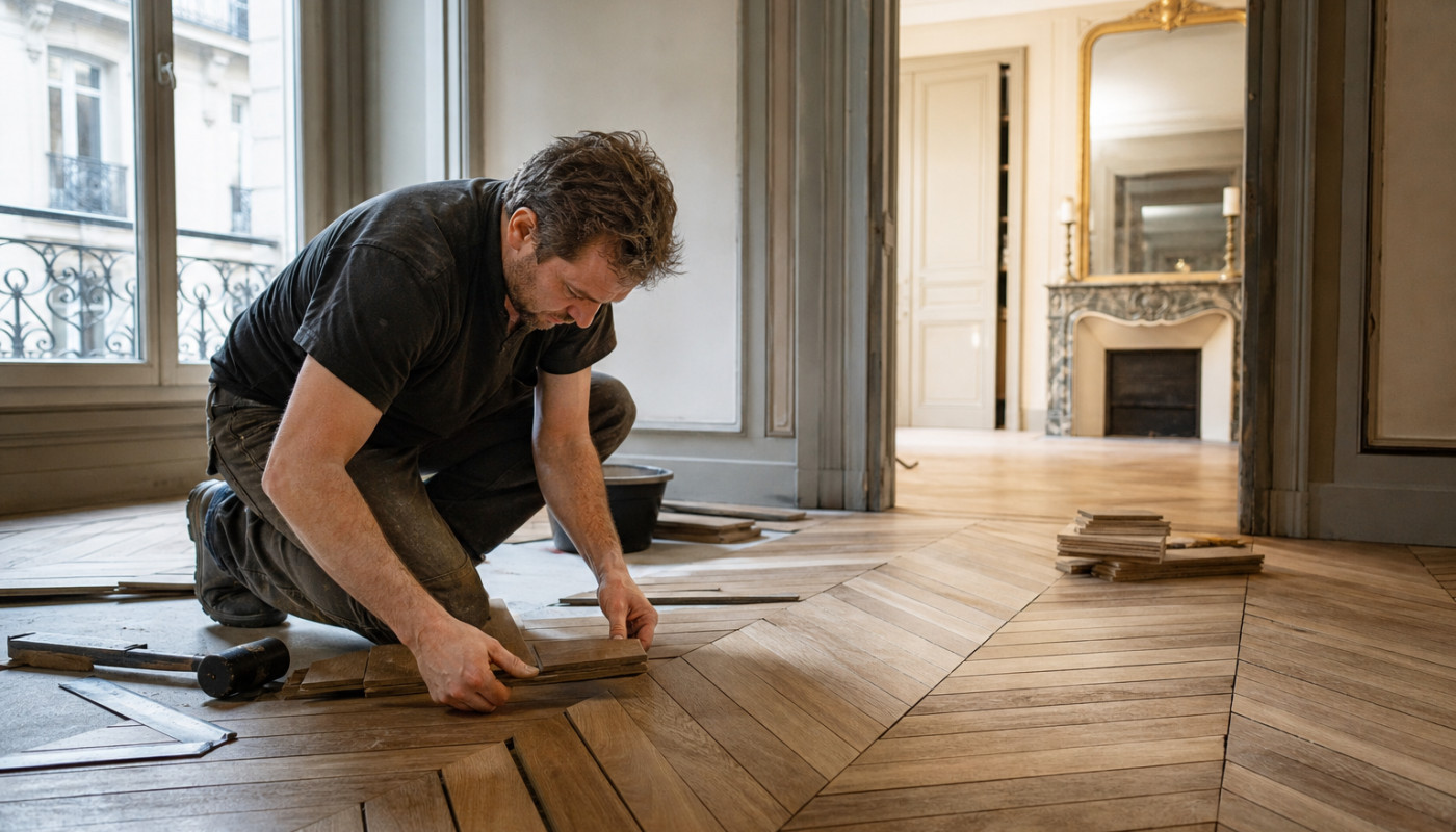 Suivez les pas du meilleur parqueteur à Tours au cœur des appartements historiques