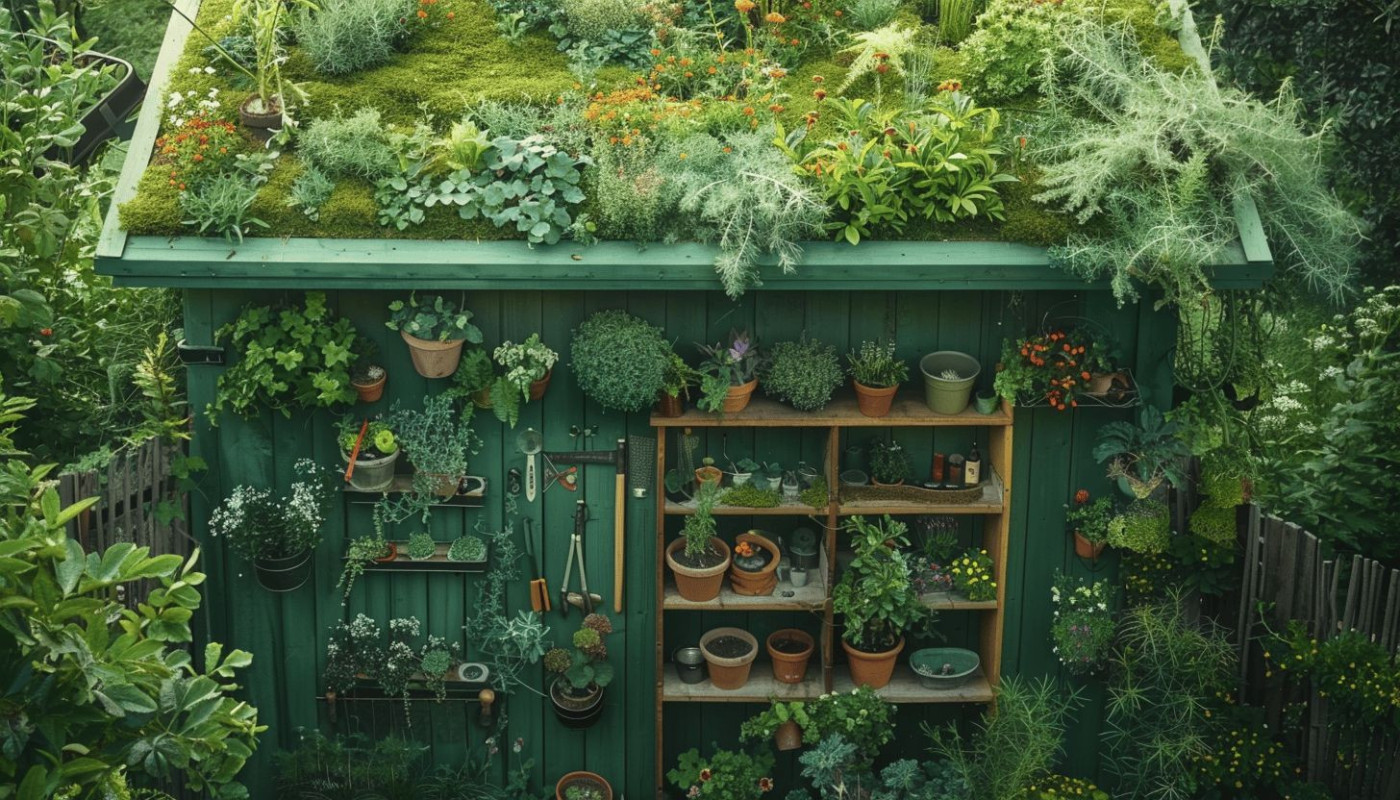 Toitures végétalisées pour abris de jardin bienfaits et mise en place